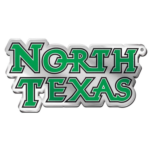 Wholesale-North Texas Mean Green Acrylic Auto Emblem