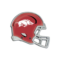 Arkansas Razorbacks HELMET Chrome Metal Domed Emblem