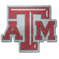 Texas A&M Aggies Glitter Acrylic Auto Emblem