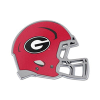 Wholesale-Georgia Bulldogs HELMET Chrome Metal Domed Emblem