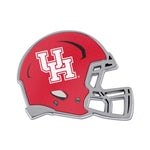 Houston Cougars HELMET Chrome Metal Domed Emblem