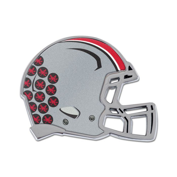 Wholesale-Ohio State Buckeyes Chrome Metal Domed Emblem