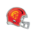 Wholesale-USC Trojans HELMET Chrome Metal Domed Emblem