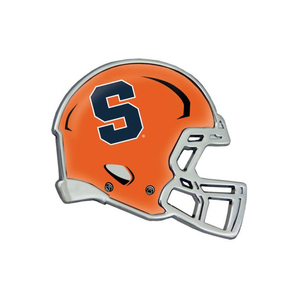 Wholesale-Syracuse Orange HELMET Chrome Metal Domed Emblem