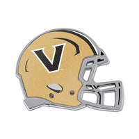 Wholesale-Vanderbilt Commodores HELMET Chrome Metal Domed Emblem