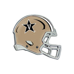 Wholesale-Vanderbilt Commodores HELMET Chrome Metal Domed Emblem