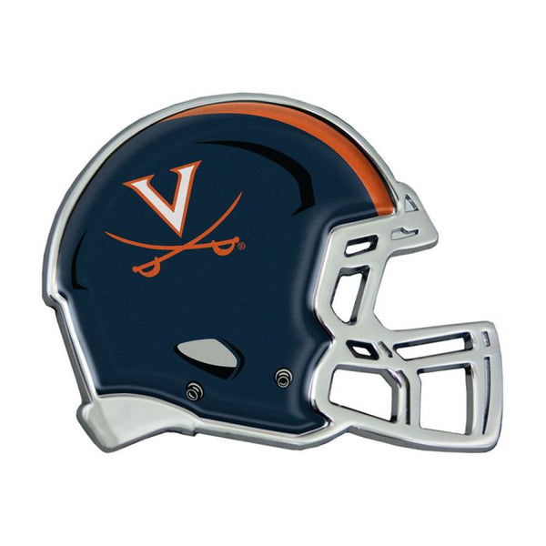 Wholesale-Virginia Cavaliers HELMET Chrome Metal Domed Emblem