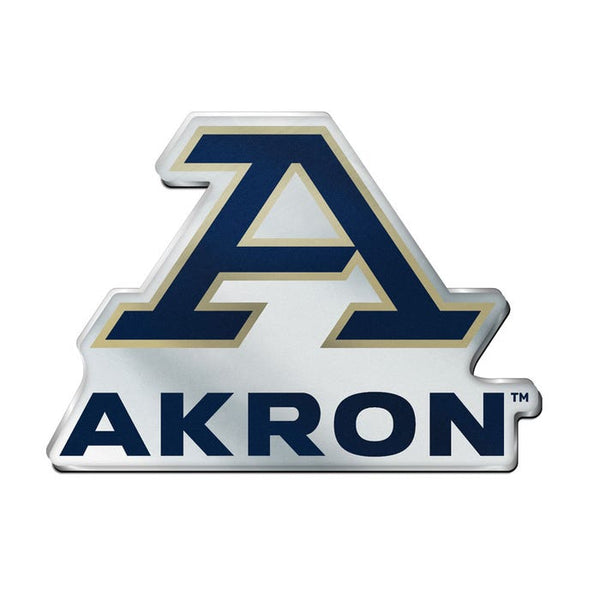 Akron Zips Acrylic Auto Emblem
