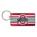 Wholesale-Ohio State Buckeyes STRIPES Keychain Rectangle