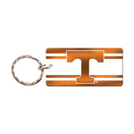 Tennessee Volunteers STRIPES Keychain Rectangle