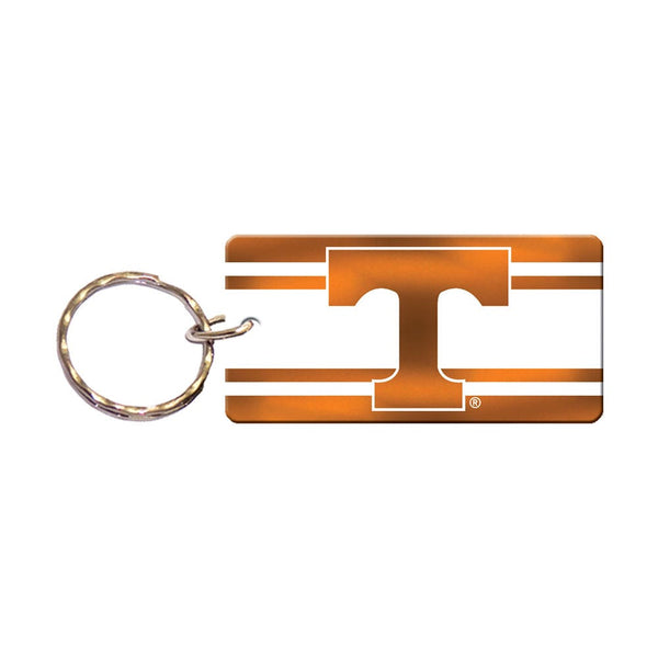 Tennessee Volunteers STRIPES Keychain Rectangle