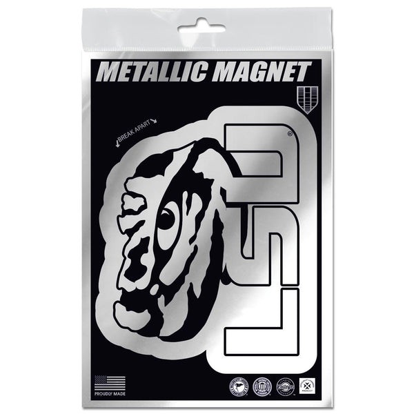 LSU Tigers Metallic Magnets 3" x 5"