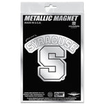 Wholesale-Syracuse Orange Metallic Magnets 3" x 5"