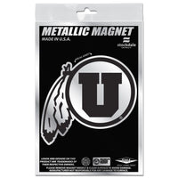 Wholesale-Utah Utes Metallic Magnets 3" x 5"