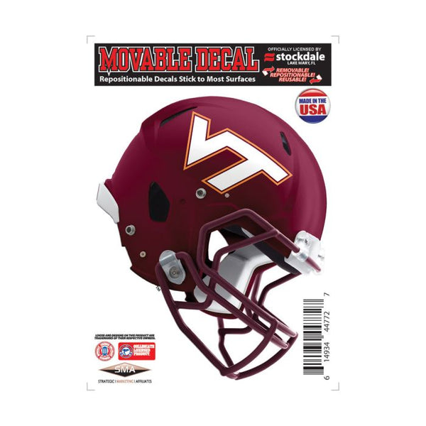 Wholesale-Virginia Tech Hokies HELMET All Surface Decals 5" x 7"