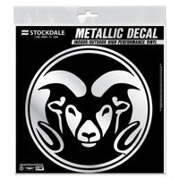 Colorado State Rams Decal Metallic 6" x 6"