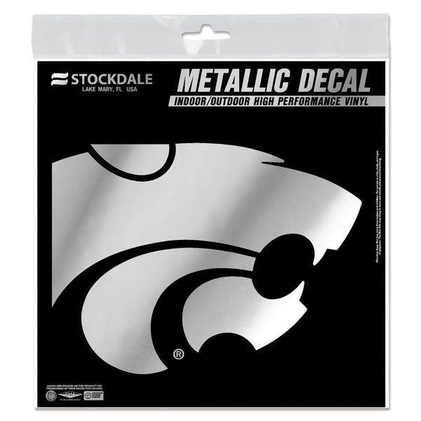 Kansas State Wildcats Decal Metallic 6" x 6"