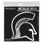 Wholesale-Michigan State Spartans Decal Metallic 6" x 6"