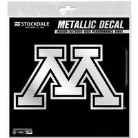 Wholesale-Minnesota Golden Gophers Decal Metallic 6" x 6"