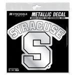 Wholesale-Syracuse Orange Decal Metallic 6" x 6"