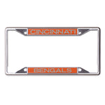 Cincinnati Bengals GLITTER LETTERS Lic Plt Frame S/S Printed