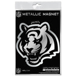 Cincinnati Bengals Metallic Magnets 3" x 5"