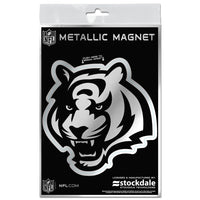 Cincinnati Bengals Metallic Magnets 3" x 5"