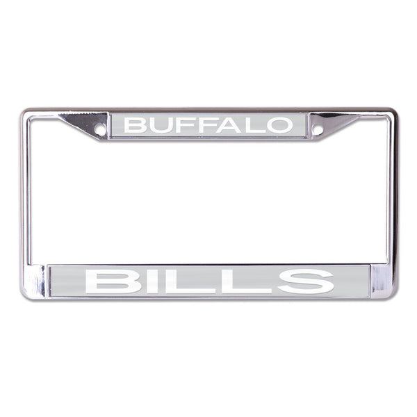 Buffalo Bills FROSTED Lic Plt Frame S/L Printed