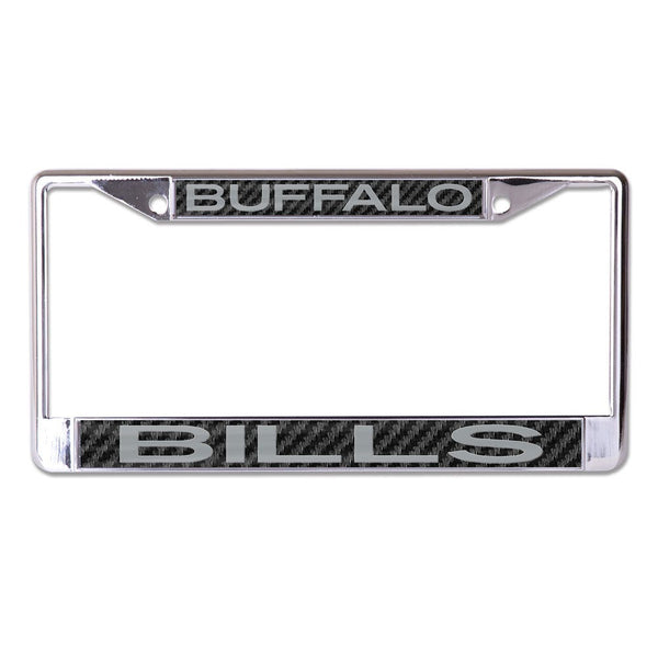 Buffalo Bills CARBON Lic Plt Frame S/L Printed