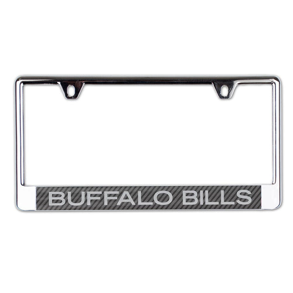 Buffalo Bills CARBON Lic Plate Frame B/O Printed