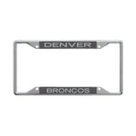 Denver Broncos CARBON Lic Plt Frame S/S Printed