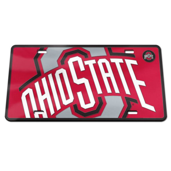 Wholesale-Ohio State Buckeyes MEGA Specialty Acrylic License Plate