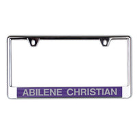 Wholesale-Abilene Christian Wildcats Lic Plate Frame B/O Printed