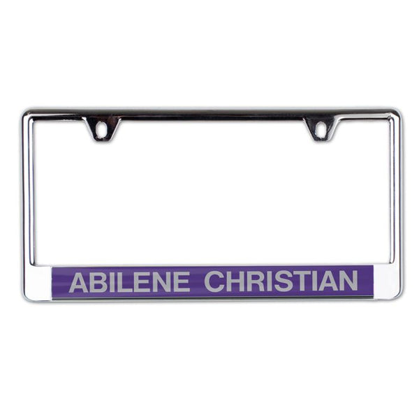 Wholesale-Abilene Christian Wildcats Lic Plate Frame B/O Printed