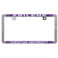 Wholesale-Abilene Christian Wildcats Metal Lic. Plate Frame Slim