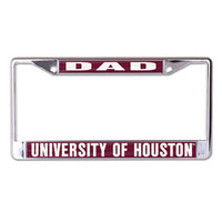 Wholesale-Houston Cougars Lic Plt Frame S/L Printed