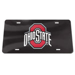 Wholesale-Ohio State Buckeyes Black Bkgd Specialty Acrylic License Plate