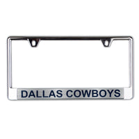 Dallas Cowboys Lic Plate Frame B/O Printed