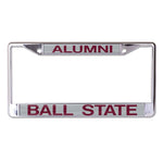 Wholesale-Ball State Cardinals Lic Plt Frame S/L Printed