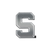 Wholesale-Michigan State Spartans Chrome Free Form Auto Emblem