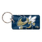 Georgia Tech Yellow Jackets Keychain Rectangle