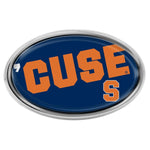 Wholesale-Syracuse Orange Chrome Metal Domed Emblem