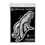 Denver Broncos Metallic Magnets 5" x 7"