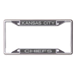 Kansas City Chiefs CARBON Lic Plt Frame S/S Printed