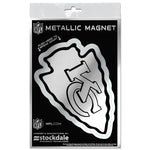 Kansas City Chiefs Metallic Magnets 3" x 5"