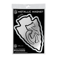 Kansas City Chiefs Metallic Magnets 5" x 7"
