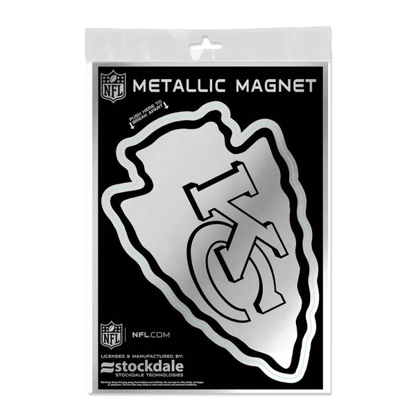 Kansas City Chiefs Metallic Magnets 5" x 7"