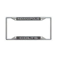 Indianapolis Colts CARBON Lic Plt Frame S/S Printed