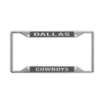 Dallas Cowboys CARBON Lic Plt Frame S/S Printed