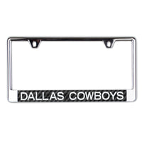 Dallas Cowboys CARBON Lic Plate Frame B/O Printed